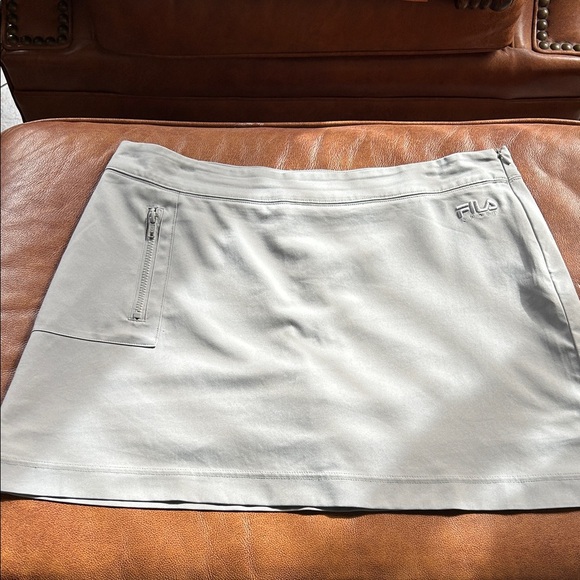 Fila Pants - FILA Sport Golf Side Zipper Skort. It is a light Olive Green, Size 14”